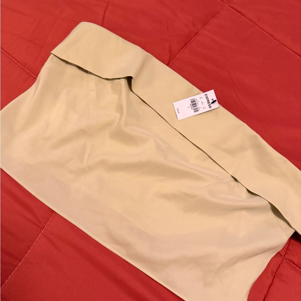 Express Cream Tube Top